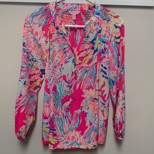 NWOT Lilly Pulitzer Silk Shirt